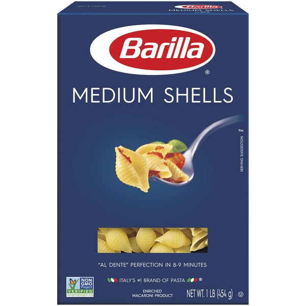 Barilla Medium Shells Pasta 16 oz., PK12